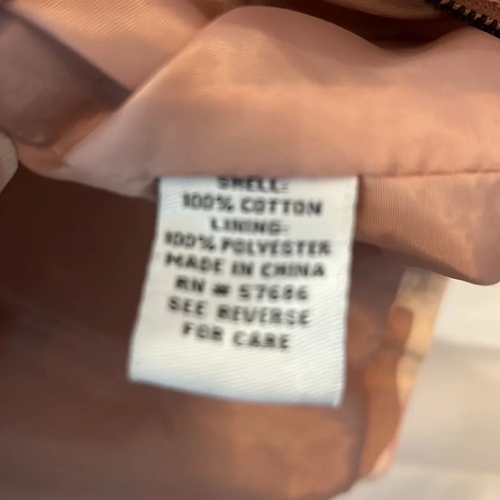 New Look pink toned camouflage women’s spring jacket USED size small - Picture 6 of 10